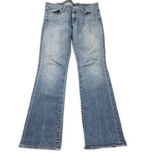 7 For All Mankind Bootcut Jeans Womens 31 Blue Medium Wash Denim U075418S-418S